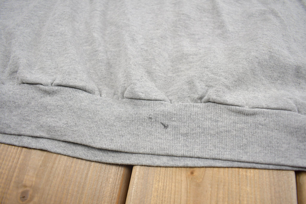 Vintage 1990s Blank Grey Crewneck Sweatshirt