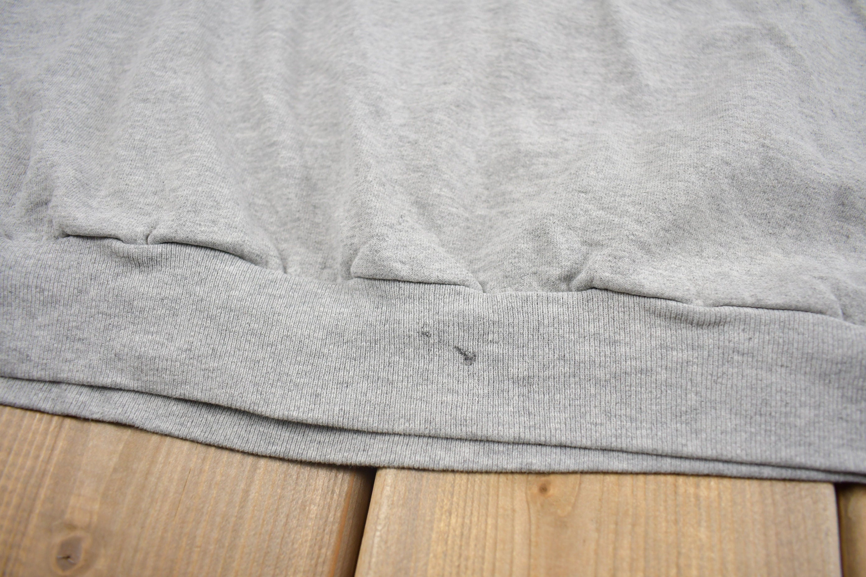 Vintage 1990s Blank Grey Crewneck Sweatshirt