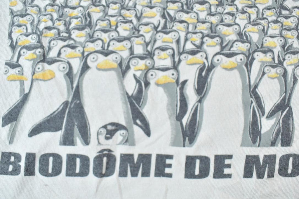Vintage 1990s Manchots Montreal Eco Dome Souvenir T-Shirt