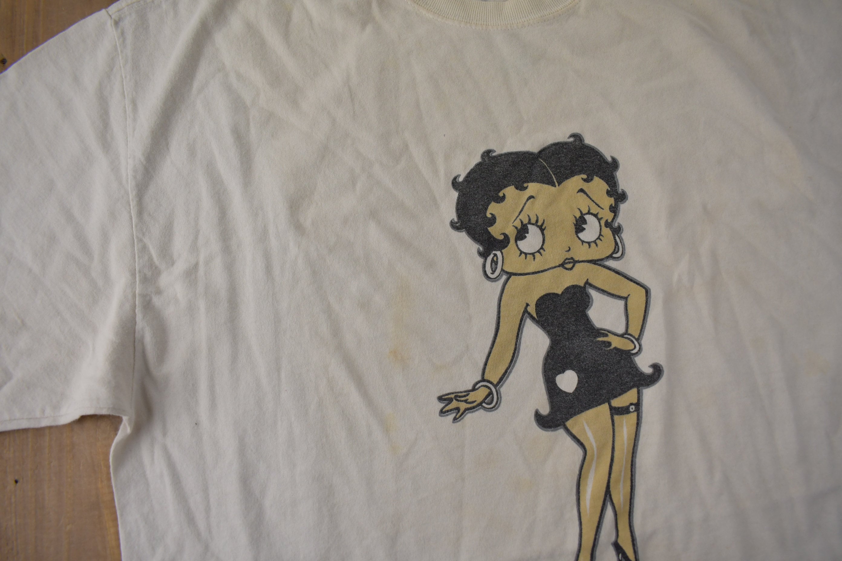 Vintage 1990s Betty Boop Cartoon Graphic T Shirt Size Large