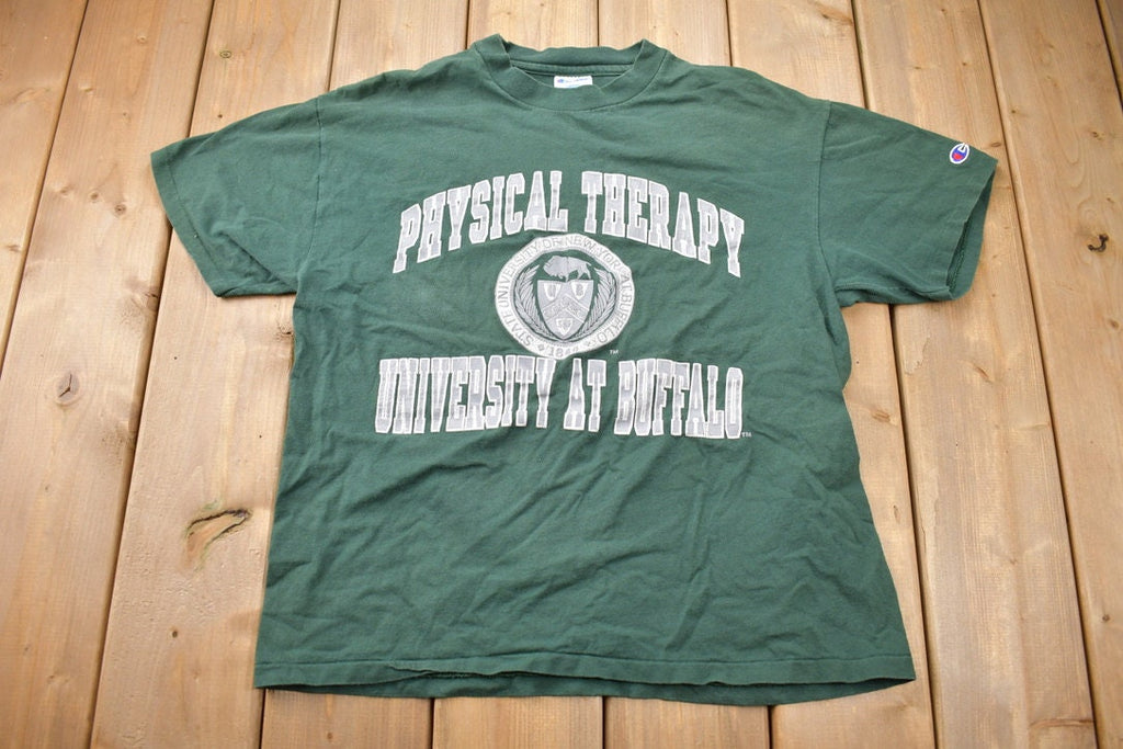 Vintage 1990s Physical Therapy University At Buffalo Champion T-Shirt