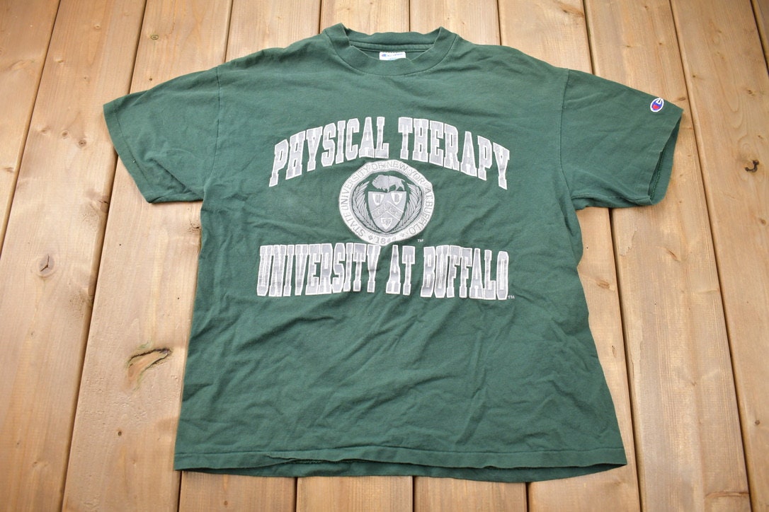 Vintage 1990s Physical Therapy University At Buffalo Champion T-Shirt
