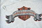 Vintage 1990 Harley Davidson South Miami Graphic Hoodie