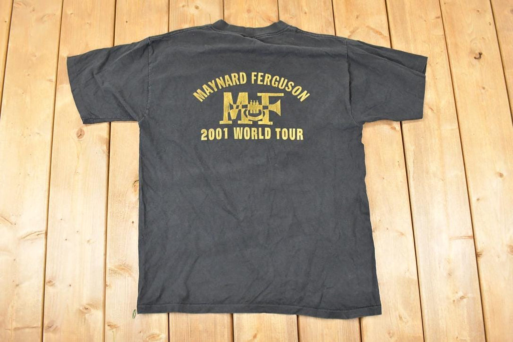 Vintage 2001 Maynard Ferguson World Tour Souvenir Band T-Shirt Men's L
