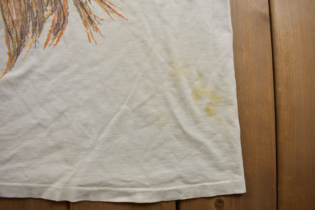 Vintage 1990s Disney World Animal Kingdom Lion Graphic T Shirt  Stained  Rare Vintage  Streetwear  Single Stitch  Made In USA