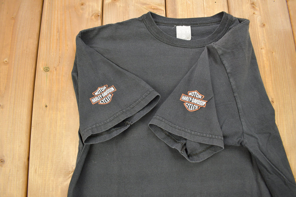 Vintage 1990s Harley Davidson La Leyenda En Uraguay 100 Anos T-Shirt