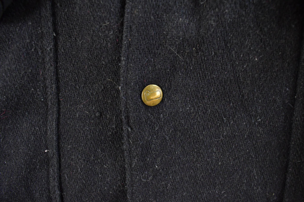 Vintage 1980s Woolrich Wool Hooded Jacket Men's Large