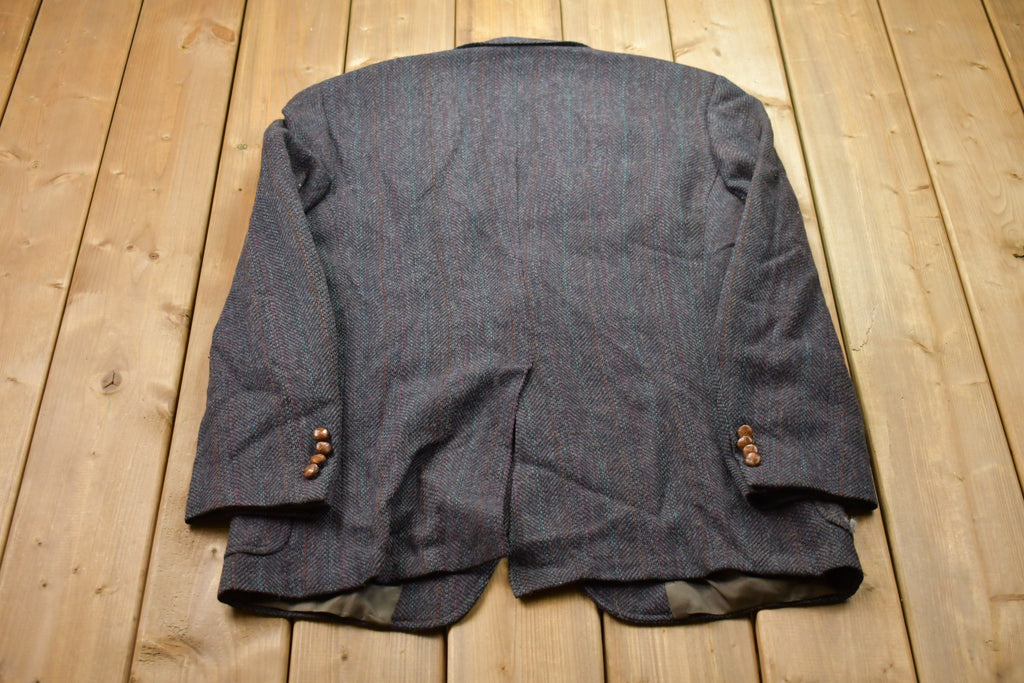 Vintage 1990s Wool Blazer Jacket