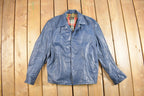 Vintage 1970s Lyuu Gold Leather Jacket