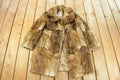 Vintage 1960s Henry Furs Rabbit Fur Full Length Coat Men's Small