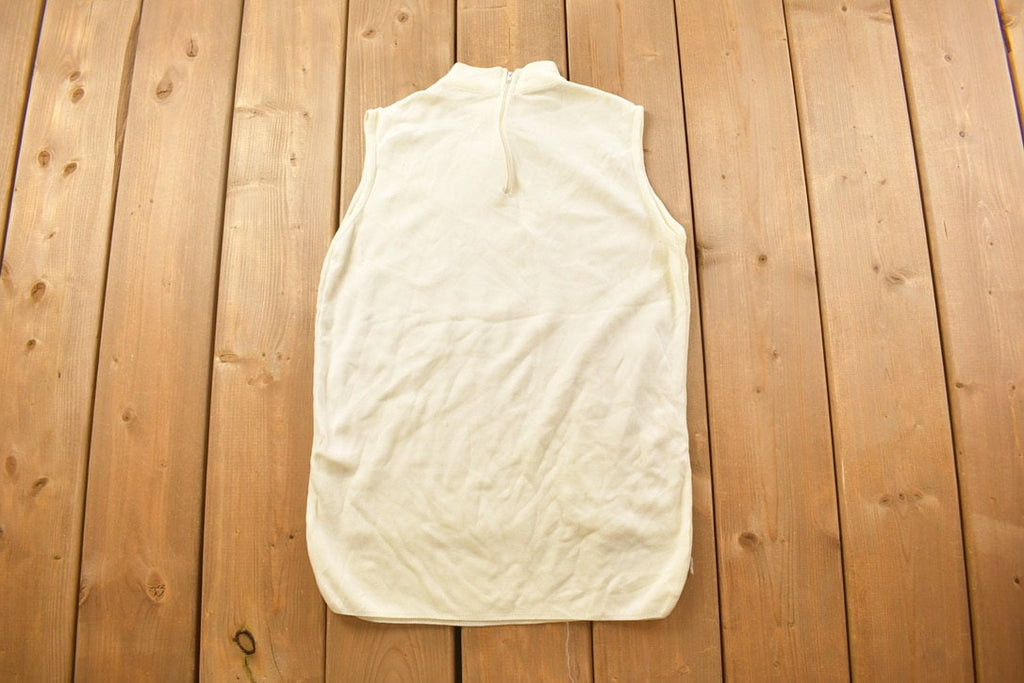 Vintage 1970s Knit Crewneck Sweater Vest