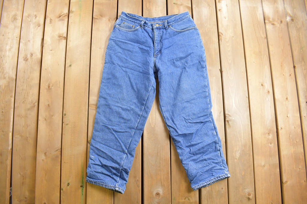 Vintage 1990s L.L Bean Fleece Lined Jeans 31 x 26