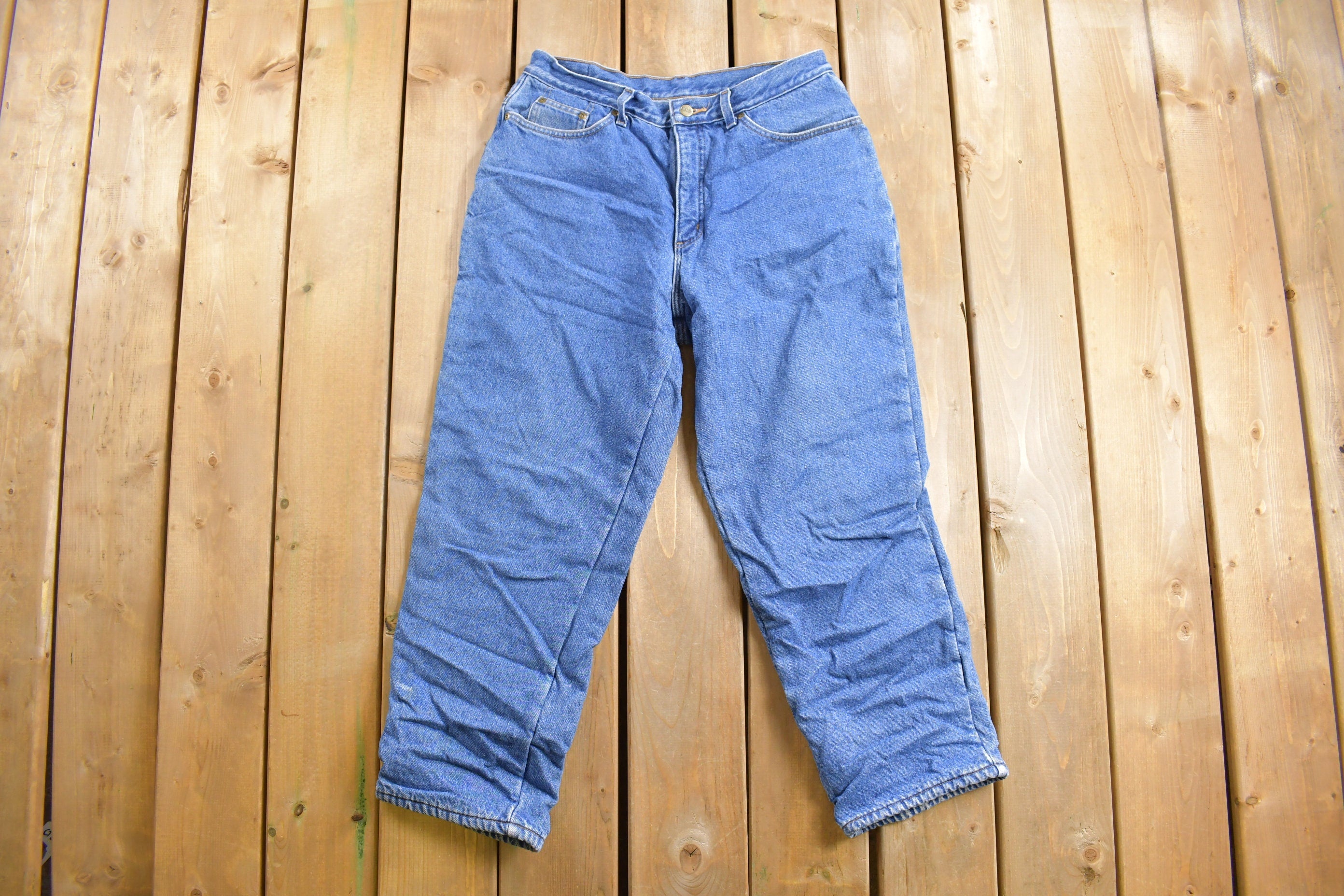 Vintage 1990s L.L Bean Fleece Lined Jeans 31 x 26