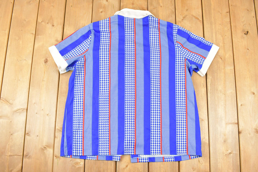 Vintage 1970s Andea New York Abstract Button Up Shirt Women's XL