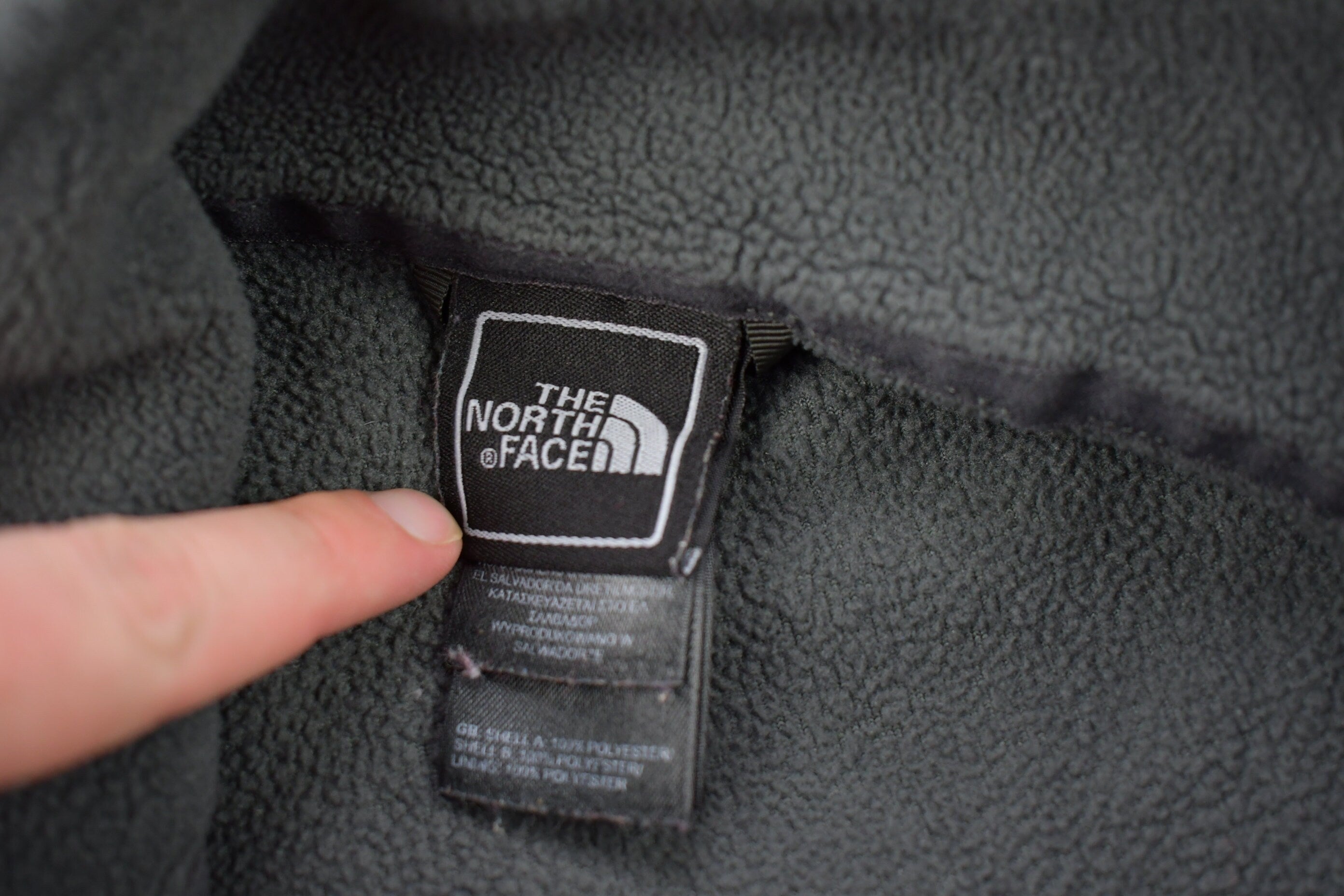 Vintage 1990s North Face Zip Up Fleece Sweater
