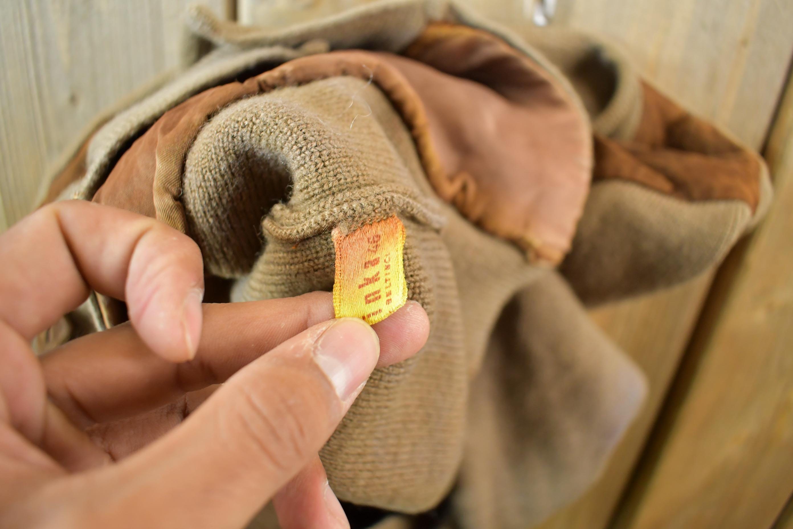 Vintage 1970s 1980s Beltinka Suede Leather Knit Cardigan Sweater Women's Small  Vintage Cardigan  Suede Button Up  Preppy  True Vintage