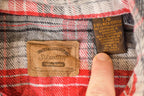 Vintage 1990's St Johns Bay Heavyweight Plaid Western Style Button Up Shirt Men's Large