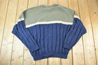 Vintage 1990s Deadstock Trader Bay Knit Abstract Pattern Crewneck Sweater