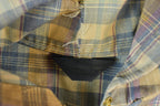 Vintage 1990s Plaid Light Hooded Zip Up Jacket