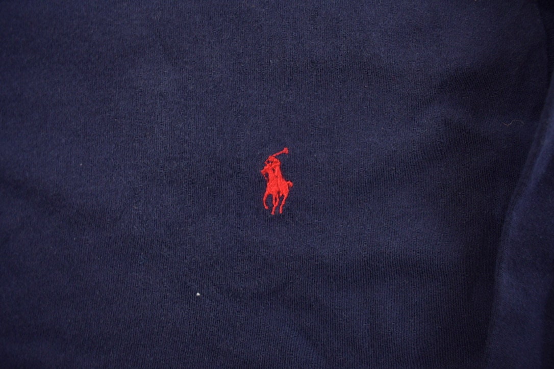 Vintage 1990s Polo By Ralph Lauren Knitted Crewneck Turtleneck