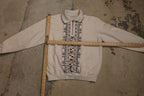 Vintage 1990s Abstract Graphic Collared Sweater