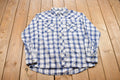 Vintage 1990s Wrangler Rustler Plaid Western Flannel Button Up Shirt