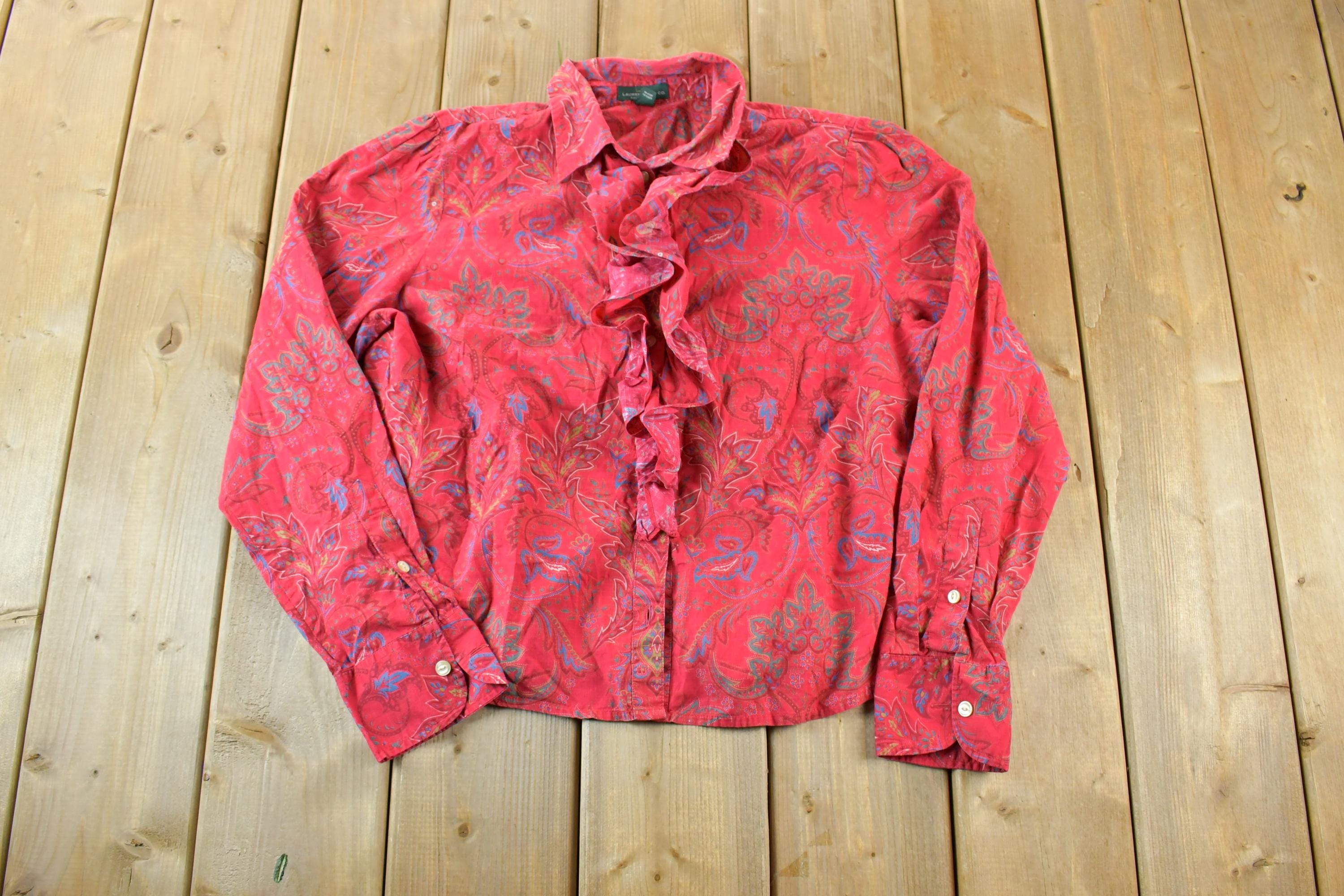 Vintage 90s Lauren Jeans Co Western Button Up Shirt