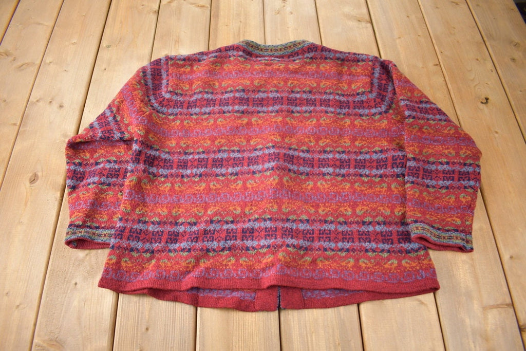Vintage SKYR Knit Womens Clasp Sweater Size Large