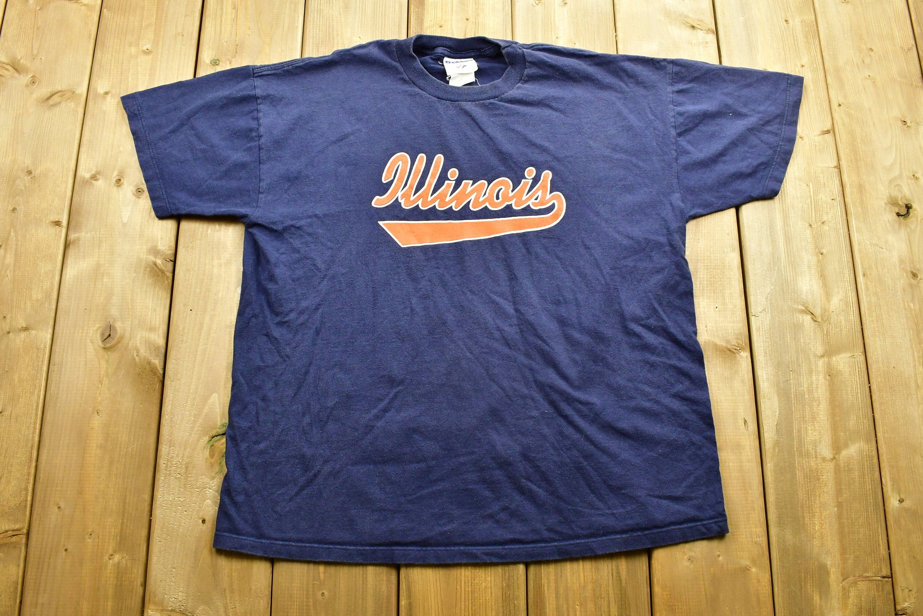 Vintage 1990s University of Illinois State Fighting Illini Collegiate T-Shirt