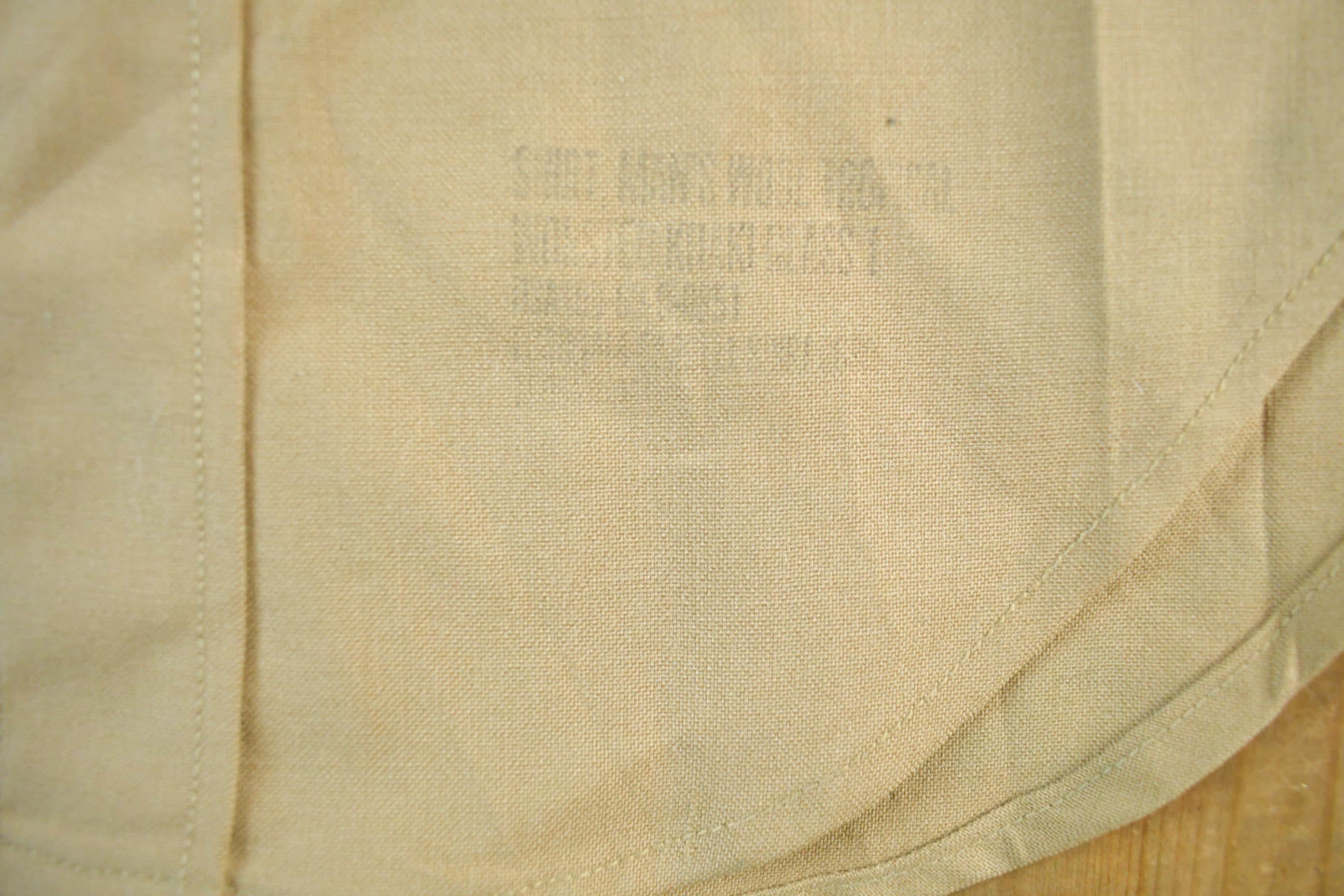 Vintage 1970s Marine Corps Military Khaki Button Up Shirt Mens Medium