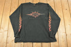 Vintage 1990s Harley Davidson Motorcycles Long Sleeve T-Shirt Men's 3XL