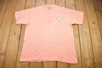 Vintage 1990s Cocoa Beach Graphic Souvenir Henley T Shirt