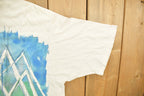 Vintage 1987 Harvey Woods Water Colour Graphic T-Shirt