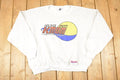 Vintage 1990s 1070 AM Legoland Graphic Print Heavyweight Crewneck Sweatshirt Mens XL