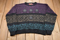 Vintage 1980s Chartwell Abstract Knitted Sweater