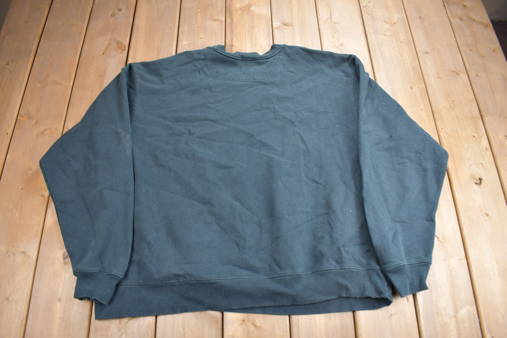 Vintage Y2K Champion Blank Mini Logo Black Crewneck Sweatshirt