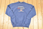 Vintage 1990s God Bless America Embroidered Crewneck Sweatshirt Men's XL