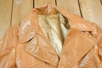 Vintage 1970s William Barry Leather Blazer Jacket