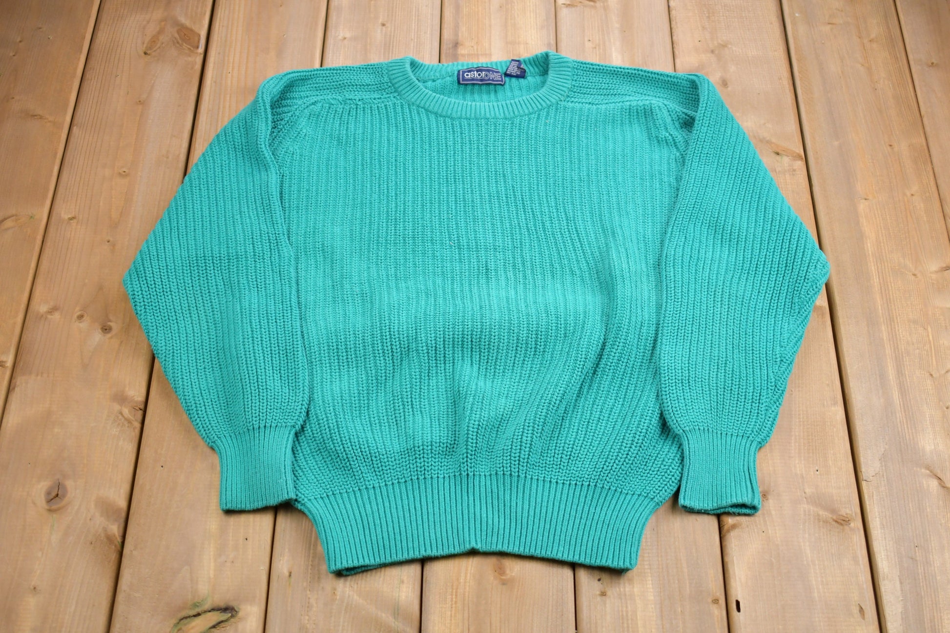 Vintage 1990s Astro One Knitted Sweater /