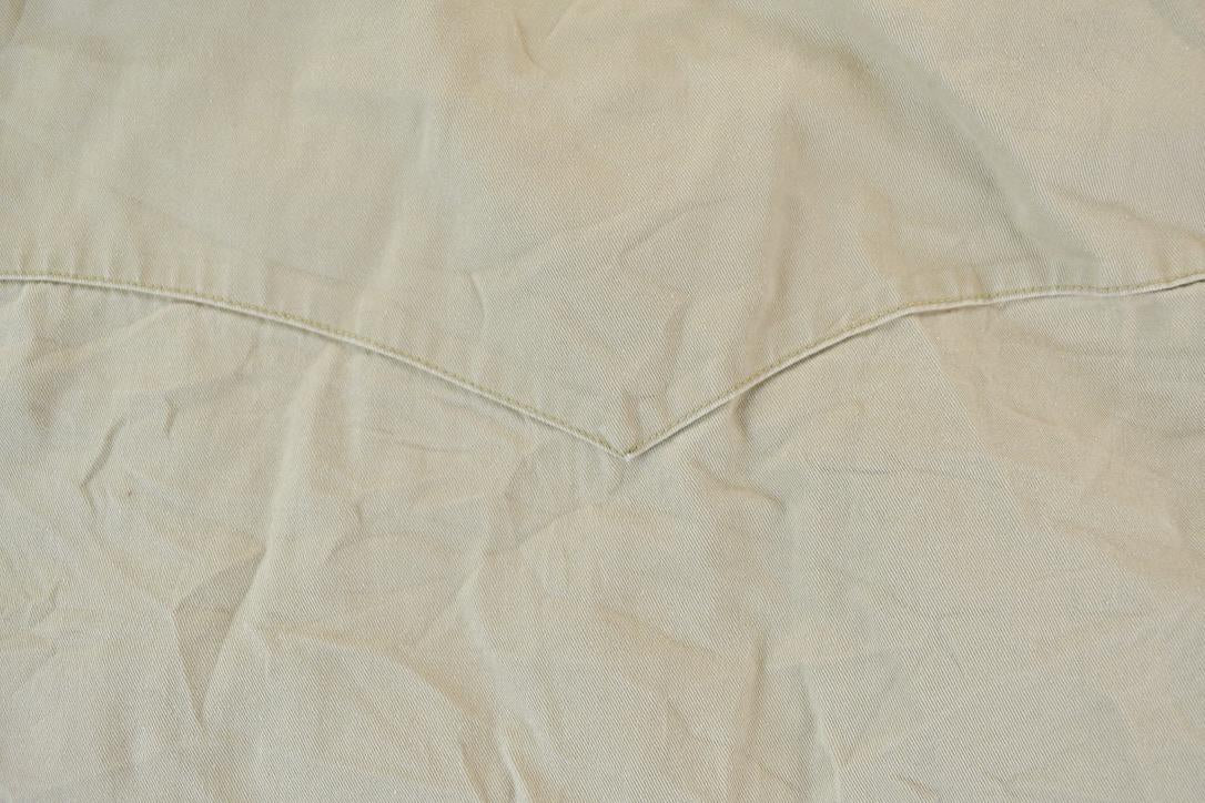 Vintage 1990s Wrangler Tan Button Up Western Shirt