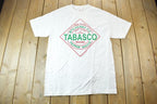 Vintage 1990s Tabasco Pepper Sauce Graphic T-Shirt