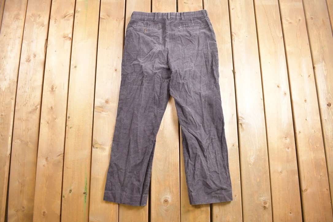 Vintage 1990s Corduroy Pants Size 33 x 27.5 / American Vintage / Streetwear Fashion / Vintage Pants / True Vintage / Casual Pants / Cords