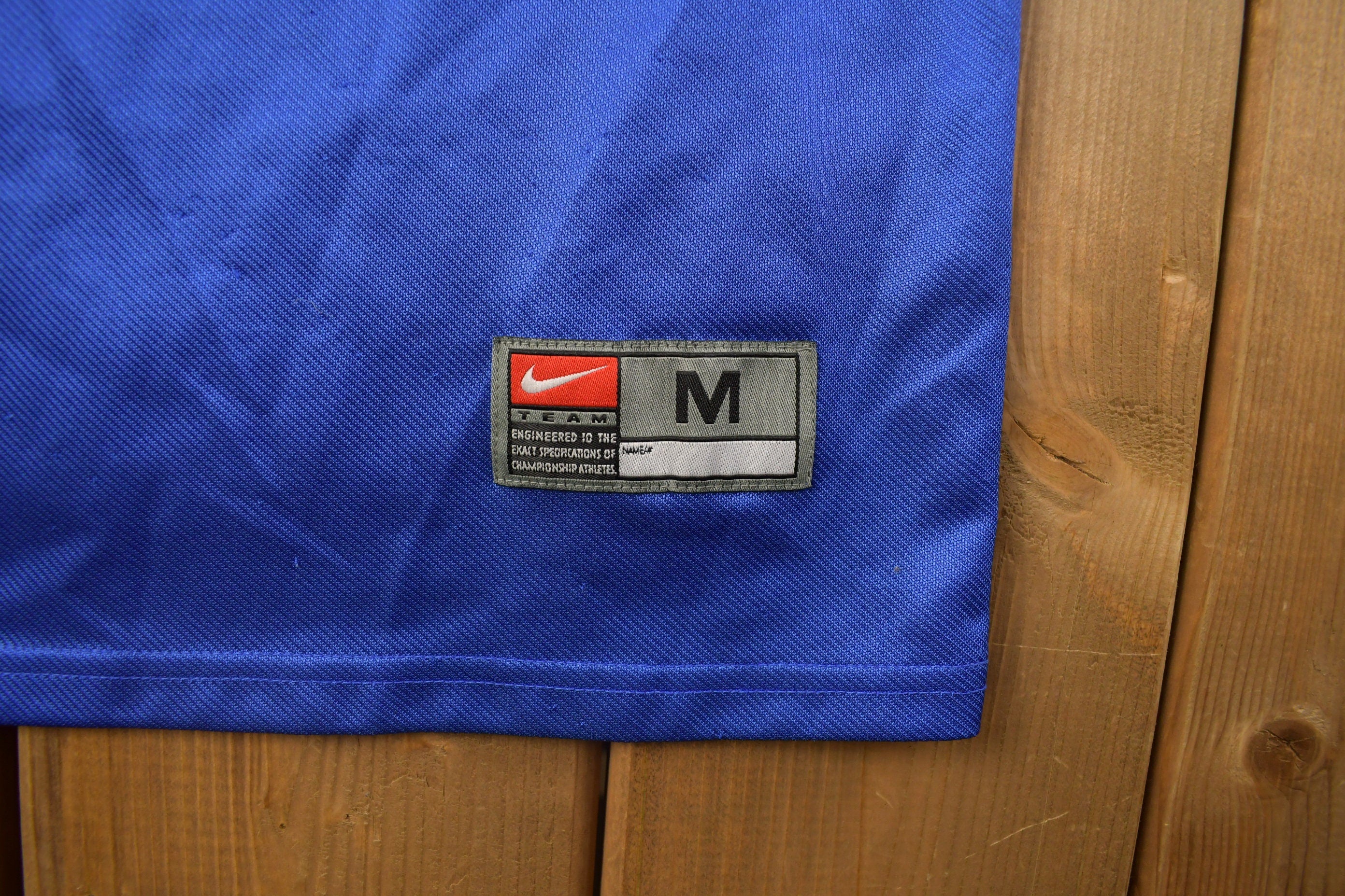 Vintage 1990s Nike Swoosh Graphic Soccer Jersey