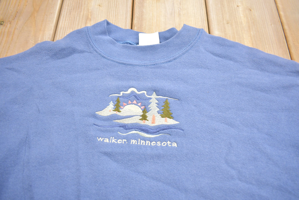 Vintage 1990s Walker Minnesota Crewneck Sweatshirt
