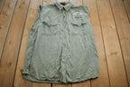 Vintage 2004 Bike Week Daytona Beach USA Muscle Button Up Shirt