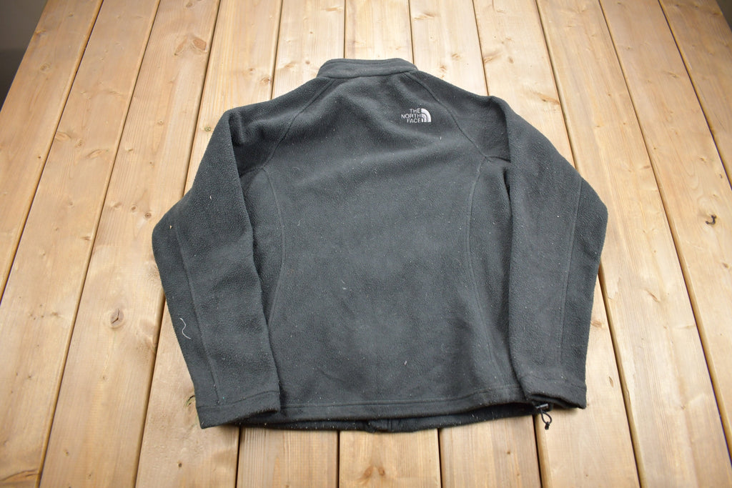 Vintage 1990s The North Face Fleece Full Zip Sweater  Women's  Embroidered  Streetwear  Athleisure  Outdoorsman
