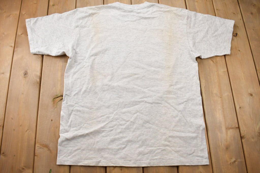 Vintage 1994 Montreal Canadiens Big Logo Trench Canada T-Shirt