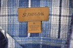Vintage 1990s St. Johns Bay Plaid Button Up Flannel Shirt