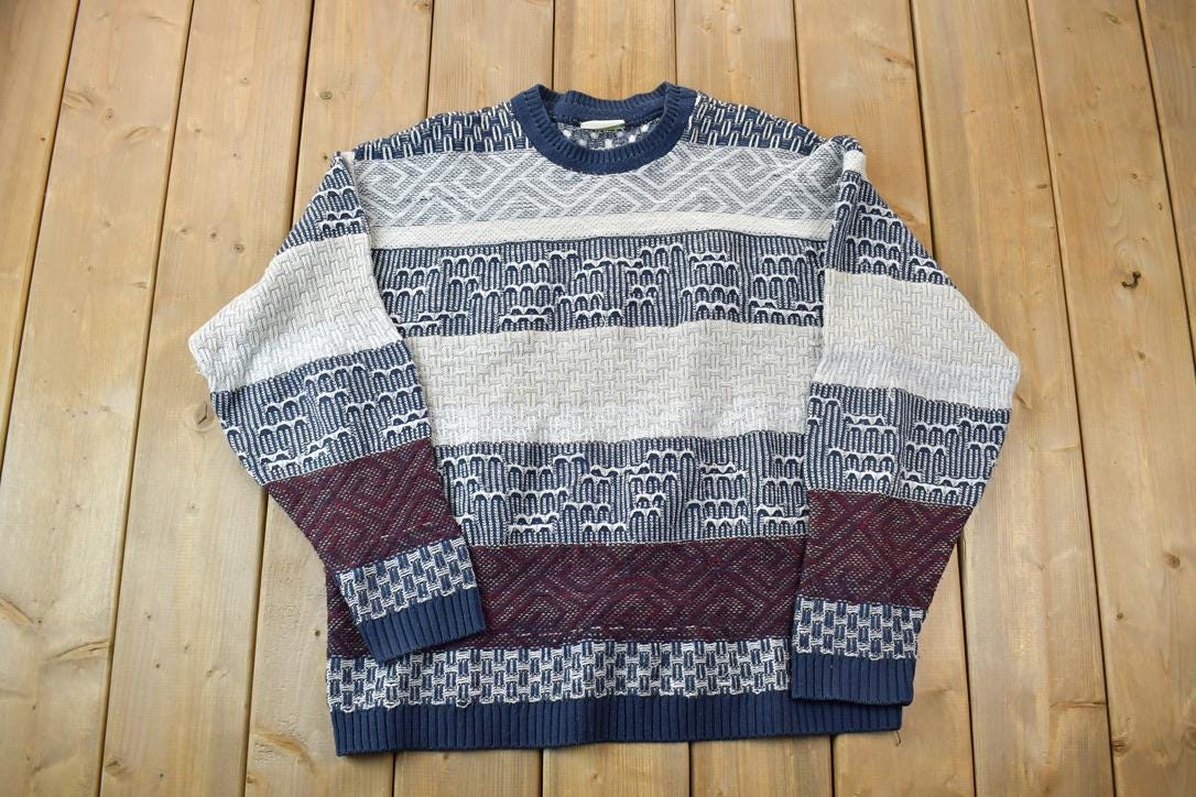 Vintage 1990s Porto Bello Knit Crewneck Sweater