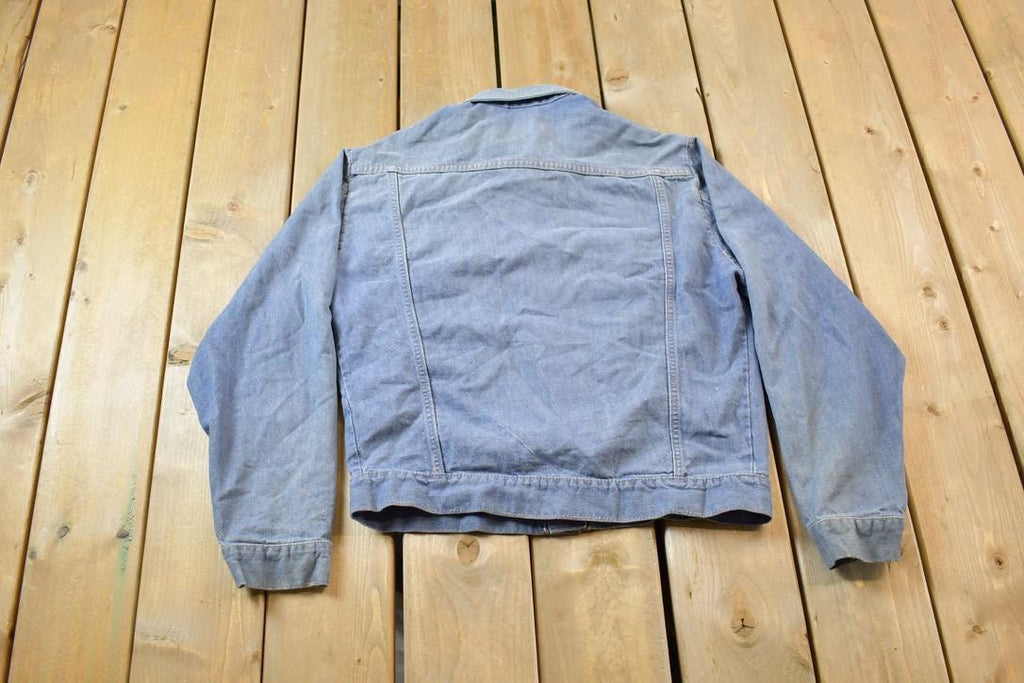 Vintage 1970s Genuine Roebucks Button Up Jean Jacket